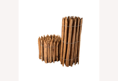 Kastanjehout hekwerk 120cmx5mtr latafstand 8-10cm schapenhek