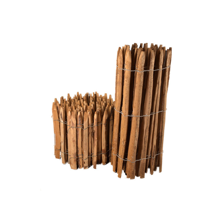 Kastanjehout hekwerk 120cmx5mtr latafstand 8-10cm schapenhek