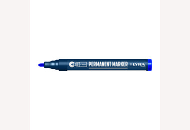 Merkstift BLAUW permanent 1-4mm punt