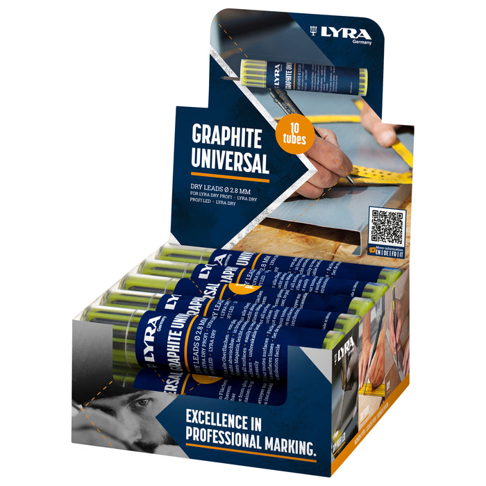 Lyra Dry stiftjes zwart 12 stuks