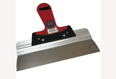 Spackmes 250mm rvs softgrip  houder aluminium