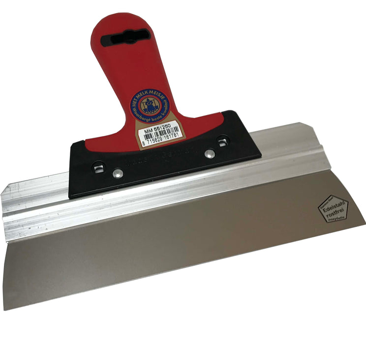Spackmes 600mm rvs softgrip houder aluminium