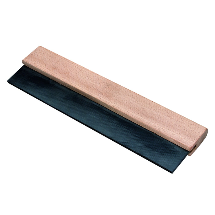 Tegelwasser rubber, houten greep 200mm