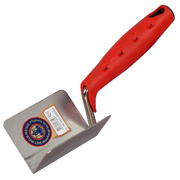 Hoektroffel binnen RVS 90gr zachte greep