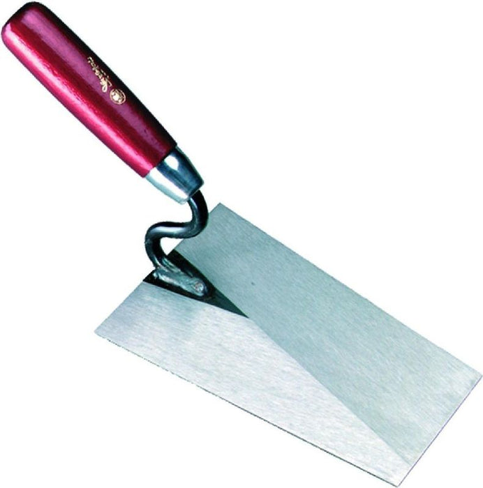 Stukadoorstroffel RVS 180mm recht s-hals