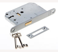 Kastslot 1256 voorplaat staal gelakt (klaviersleutel)