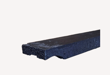 Ventilatielat 21x45mm 420cm zwart vuren / achterhout