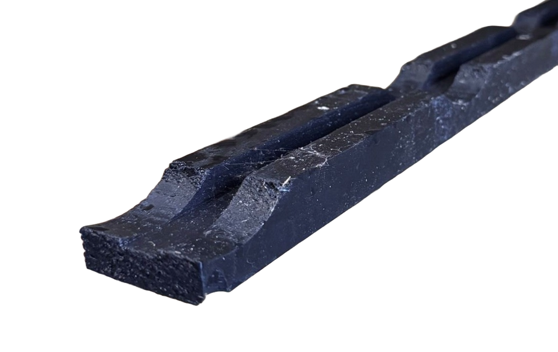 Ventilatielat 21x45mm 420cm zwart vuren / achterhout