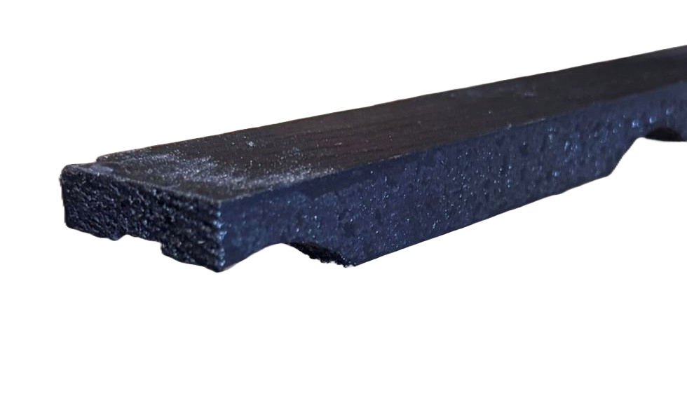 Ventilatielat 21x45mm 420cm zwart vuren / achterhout