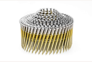 Coil nagel draad 2.1x50mm bolkop RVS rol 350 stuks