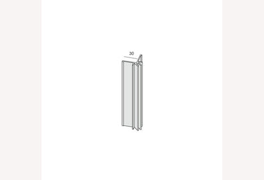 Keralit basis uitwendig hoekprofiel aluminium 400cm 2803 (1 stuks)