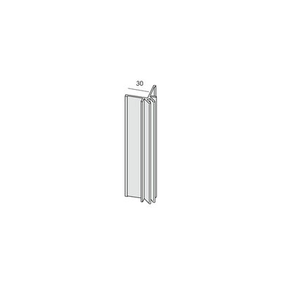 Keralit basis uitwendig hoekprofiel aluminium 400cm 2803 (1 stuks)