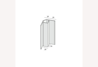 Keralit inwendig hoekprofiel 400cm 2827 (2 stuks)