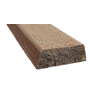 Meranti koplat 16x45mm 305cm volhout architraaf (schuin)