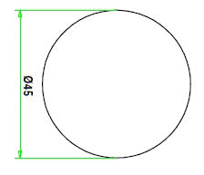 Meranti ronde stok Ø 45mm 455cm