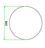 Meranti ronde stok Ø 45mm 455cm