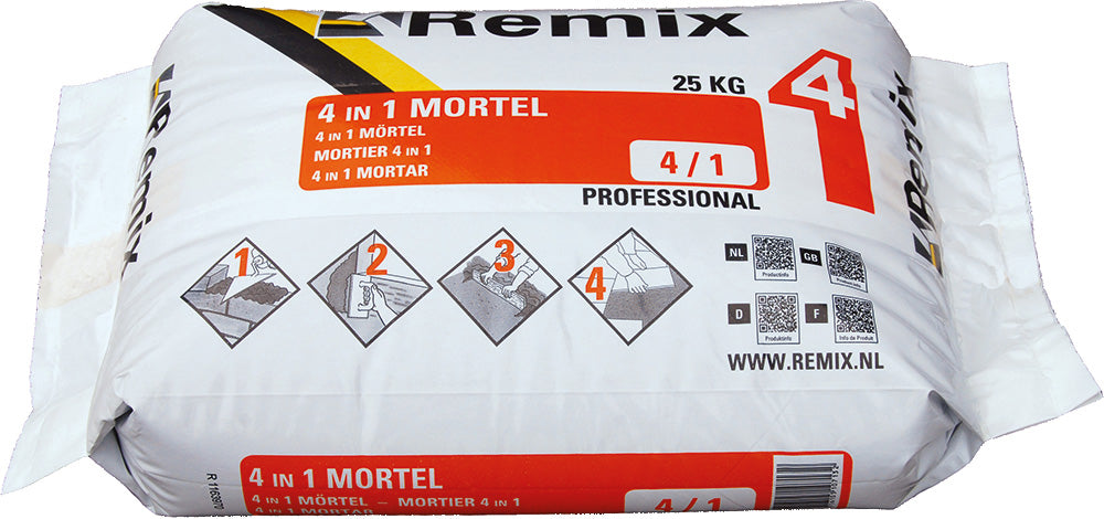 Remix 4 in 1 mortel zak a 25 kg