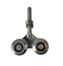 Viervoudig wielenblok met open lager t.b.v. rail verzinkt 124mm [M12]