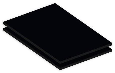 Volkernplaat 9005 6mm 130x305cm zwart