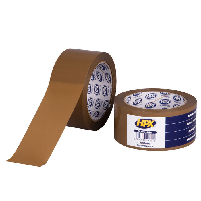 Verpakkingstape bruin 50mmx66m