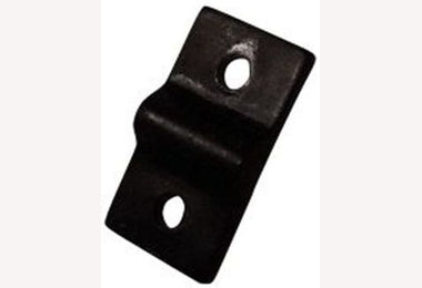 Draadpaneelklem zwart 6 stuks incl. schroeven 4mm