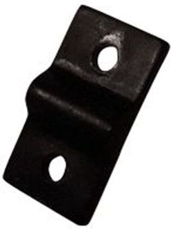 Draadpaneelklem zwart 6 stuks incl. schroeven 4mm