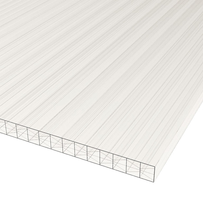Opaal 16mm 1200x2500mm polycarbonaat meerwandig