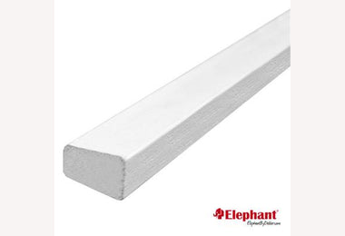 Meranti glaslat 15x33mm 305cm (A3 / A6) gegrond
