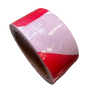 Afzetlint rood/wit 48mm x 50mtr
