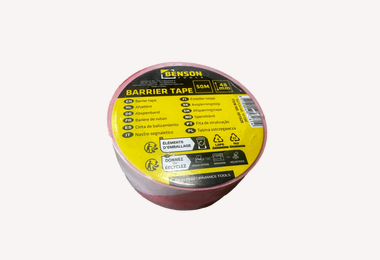 Afzetlint rood/wit 48mm x 50mtr