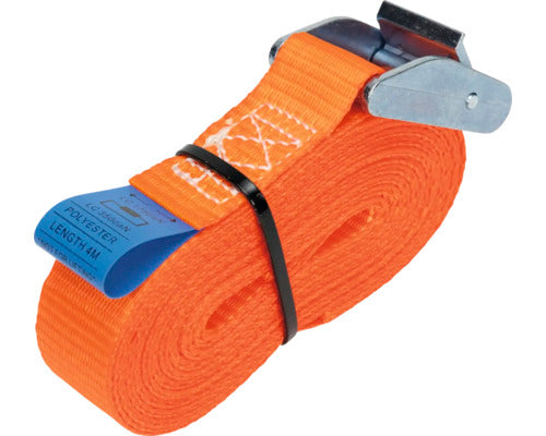 Konvox Spanband 25 mm met klemgesp oranje 1 mtr