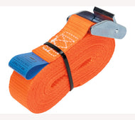 Konvox Spanband 25 mm met klemgesp oranje 2 mtr