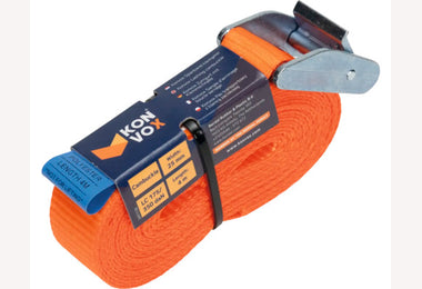 Konvox Spanband 25 mm met klemgesp oranje 4 mtr