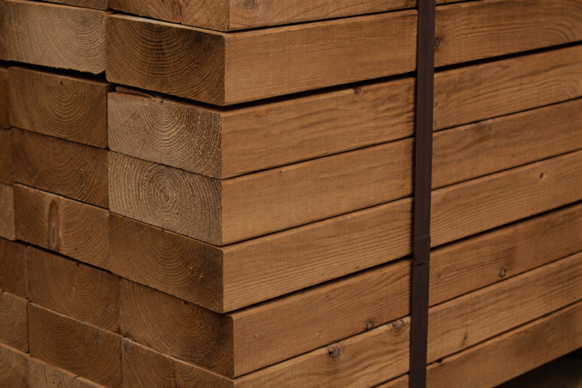Vuren 75x200mm 540cm C24 geschaafd geimpregneerd