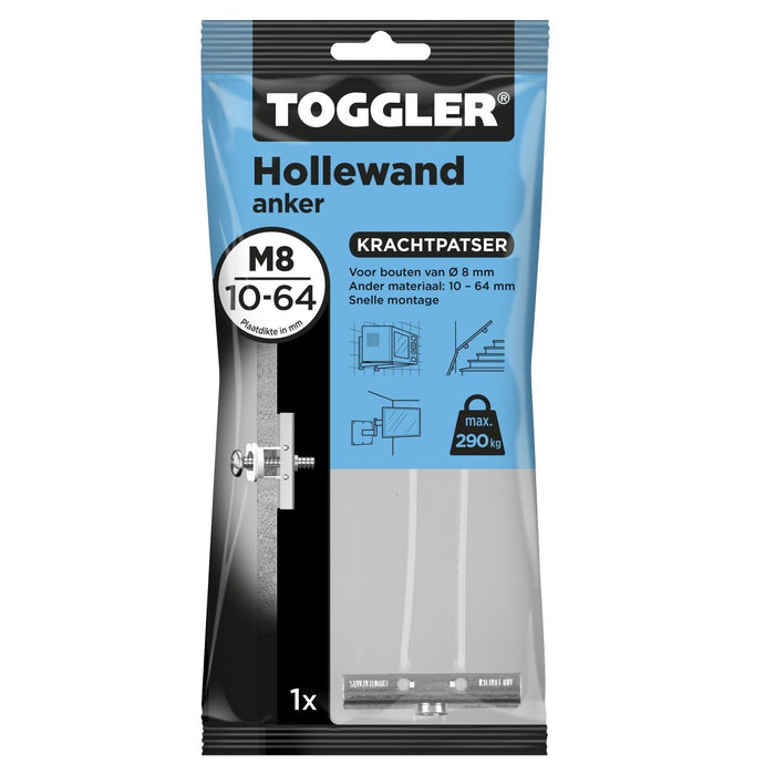 Hollewand anker M8 10-64mm 1st