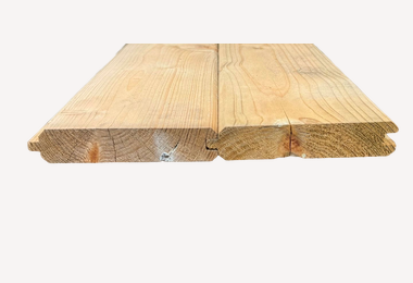 Vuren blokhutprofiel 28x145mm 360cm geimpregneerd