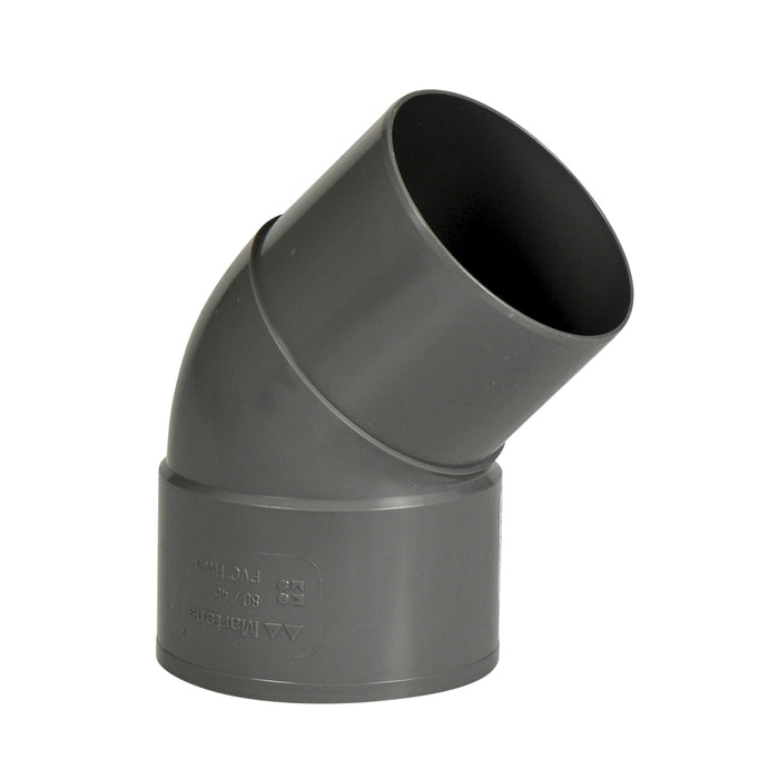 80mm bochtverj.hwa 1xlm 45°