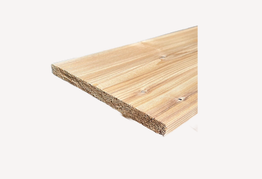 Red cedar ca 18x230mm 245cm volhout (stk)