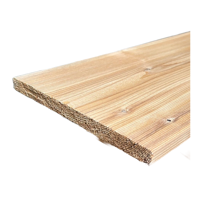 Red cedar ca 18x230mm 245cm volhout (stk)