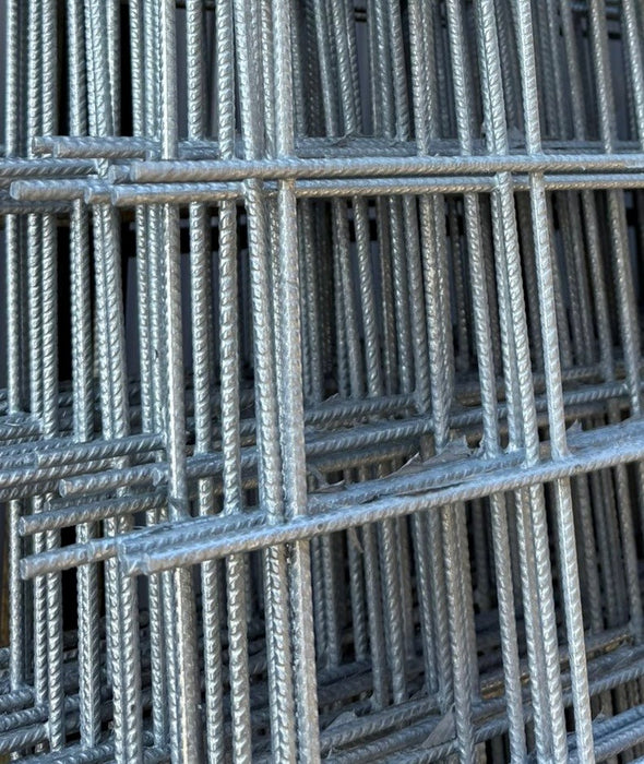 Bouwstaalmat verzinkt 2x5m 5mm maas 10cm