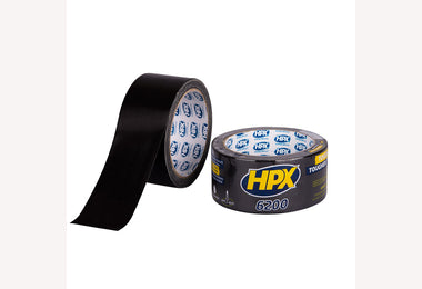 Duct tape / reparatietape 50mtr zwart