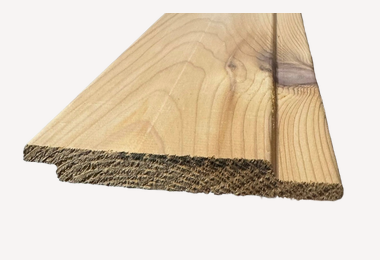 Channelsiding red cedar 18x137mm 100cm volhout (stk) op=op