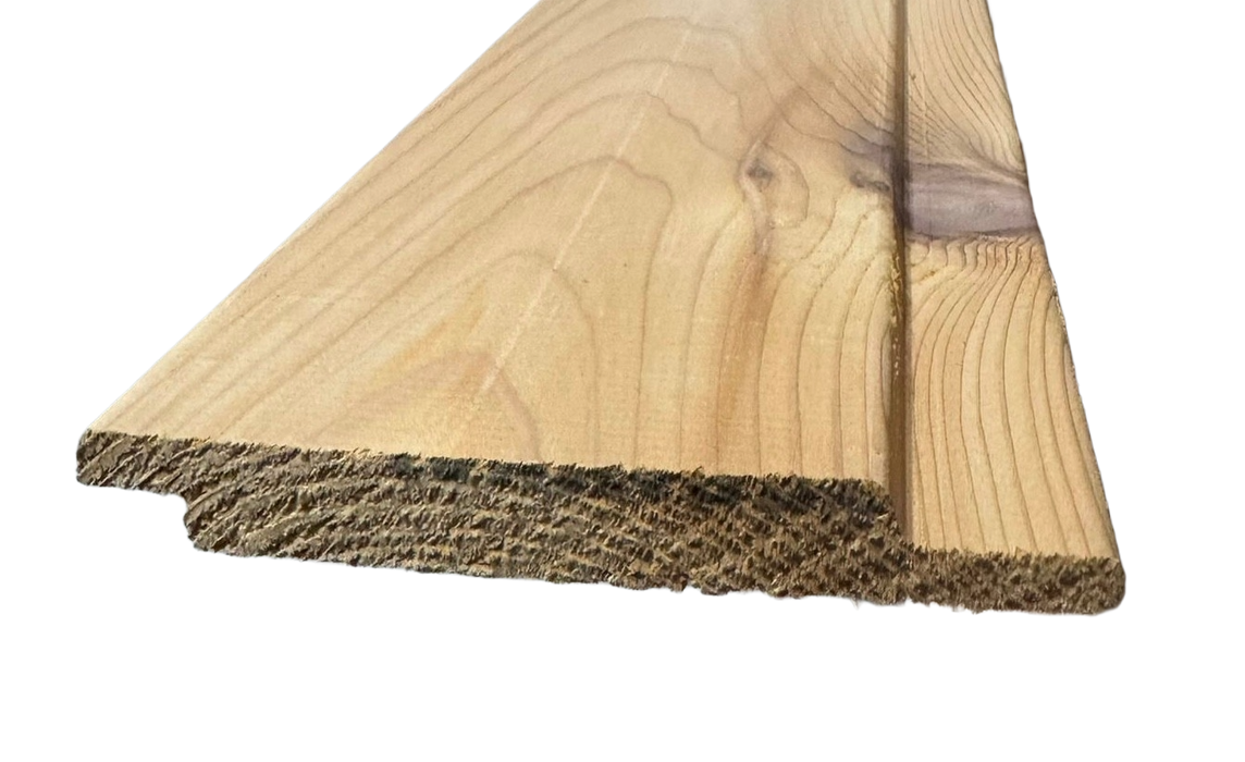 Channelsiding red cedar 18x137mm 100cm volhout (stk) op=op