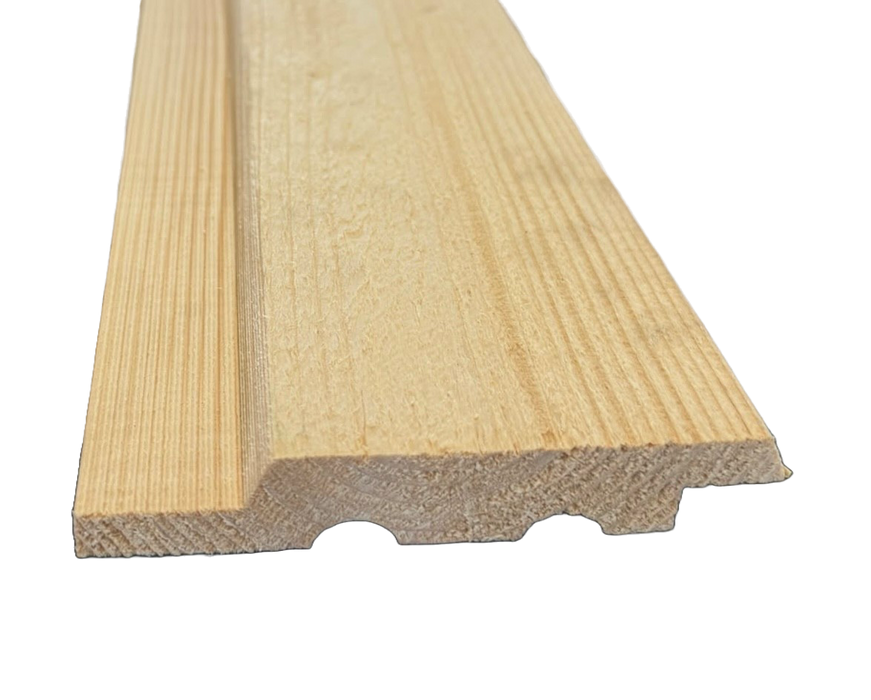 Channelsiding 22x125mm (netto ± 22x100mm) 240cm vuren