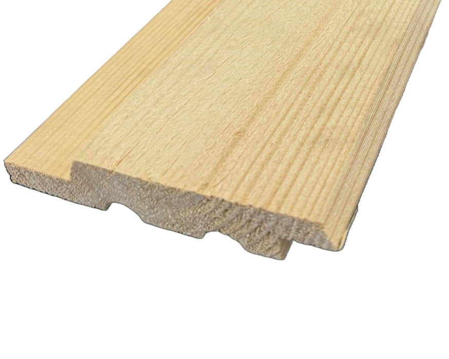 Channelsiding 22x125mm (netto ± 22x100mm) 240cm vuren