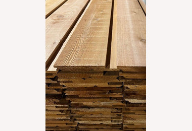 Channelsiding red cedar 18x172mm werkend 365cm (stk-kd)