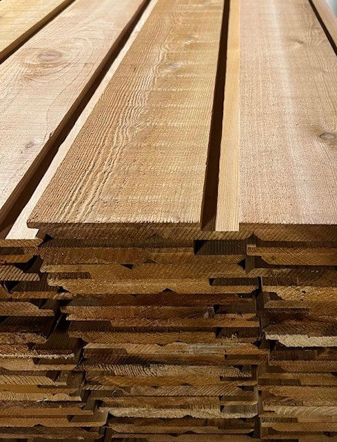 Channelsiding red cedar 18x185mm 365cm (stk-kd) (werkend 172mm)