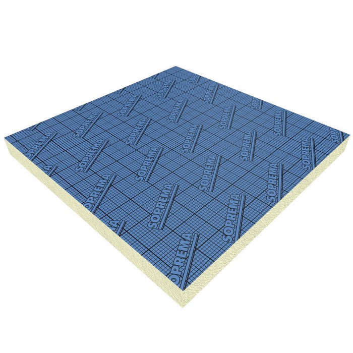 Pir 80mm 2-zijdig ALU 120x240cm 4TG EFYOS Blue A