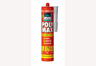 Bison poly max express grijs CRT 425g*12 NL