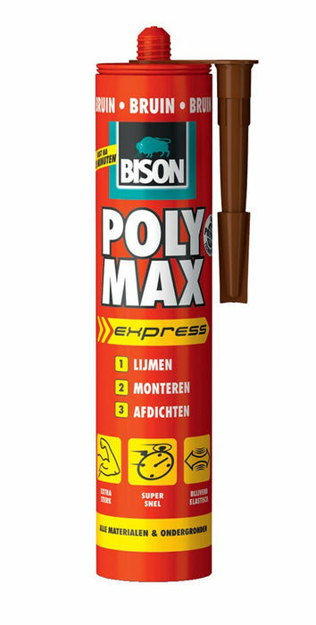 Bison poly max express bruin CRT 425g*12 NL
